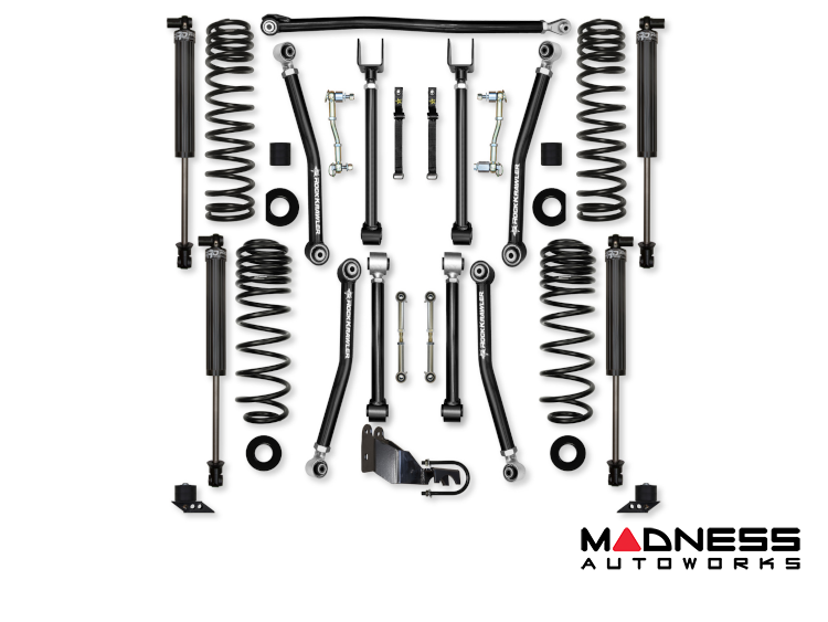 Jeep Wrangler JL Lift Kit - Rock Krawler - 3.5in - Adventure X - Stage 1 - 2018+ Jeep Wrangler JL Lift Kit - Rock Krawler - 3.5in - Adventure X - Stage 1 - 2018+